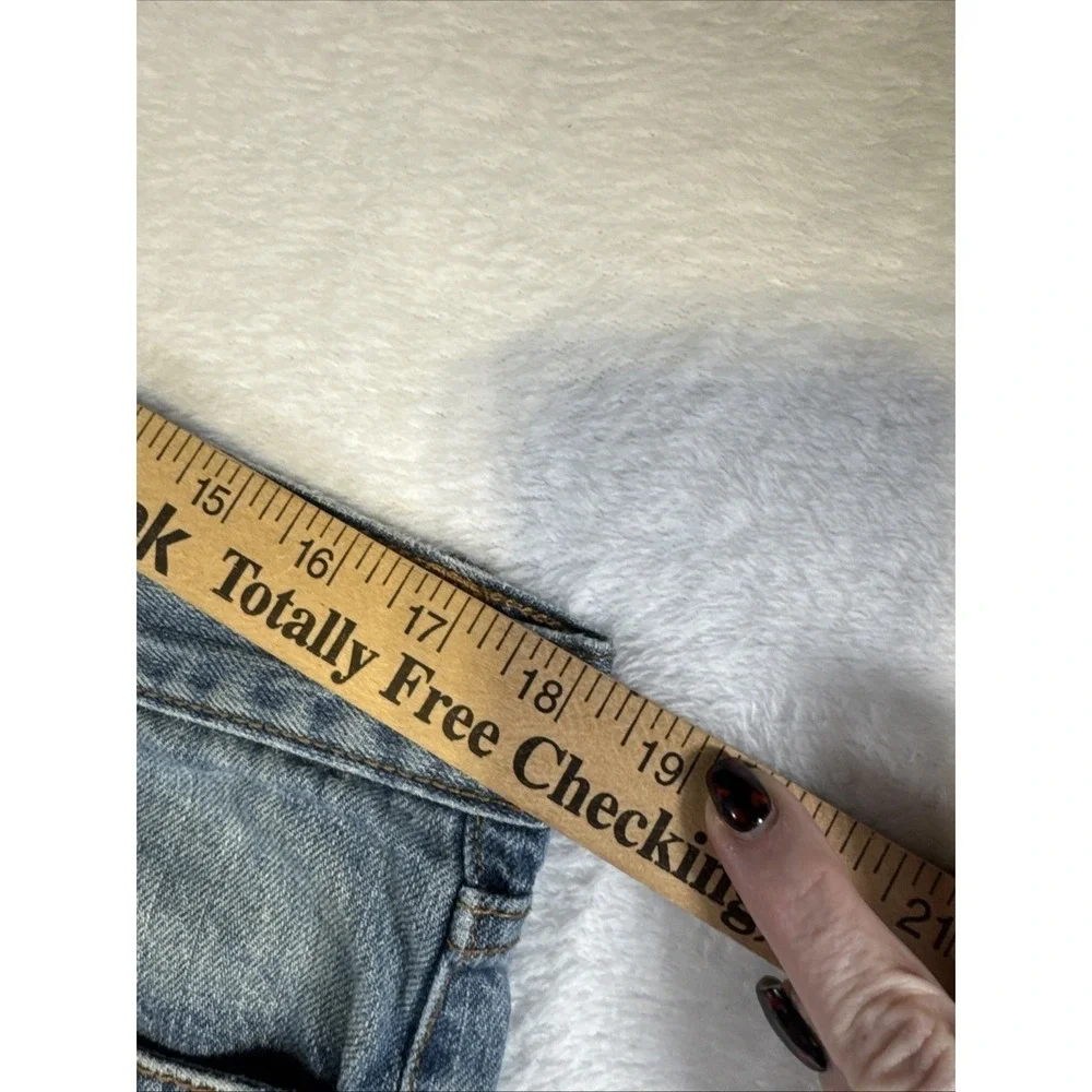 CHOR Straight Leg Distressed Jeans Mens‎ 36 100% Cotton Blue Denim